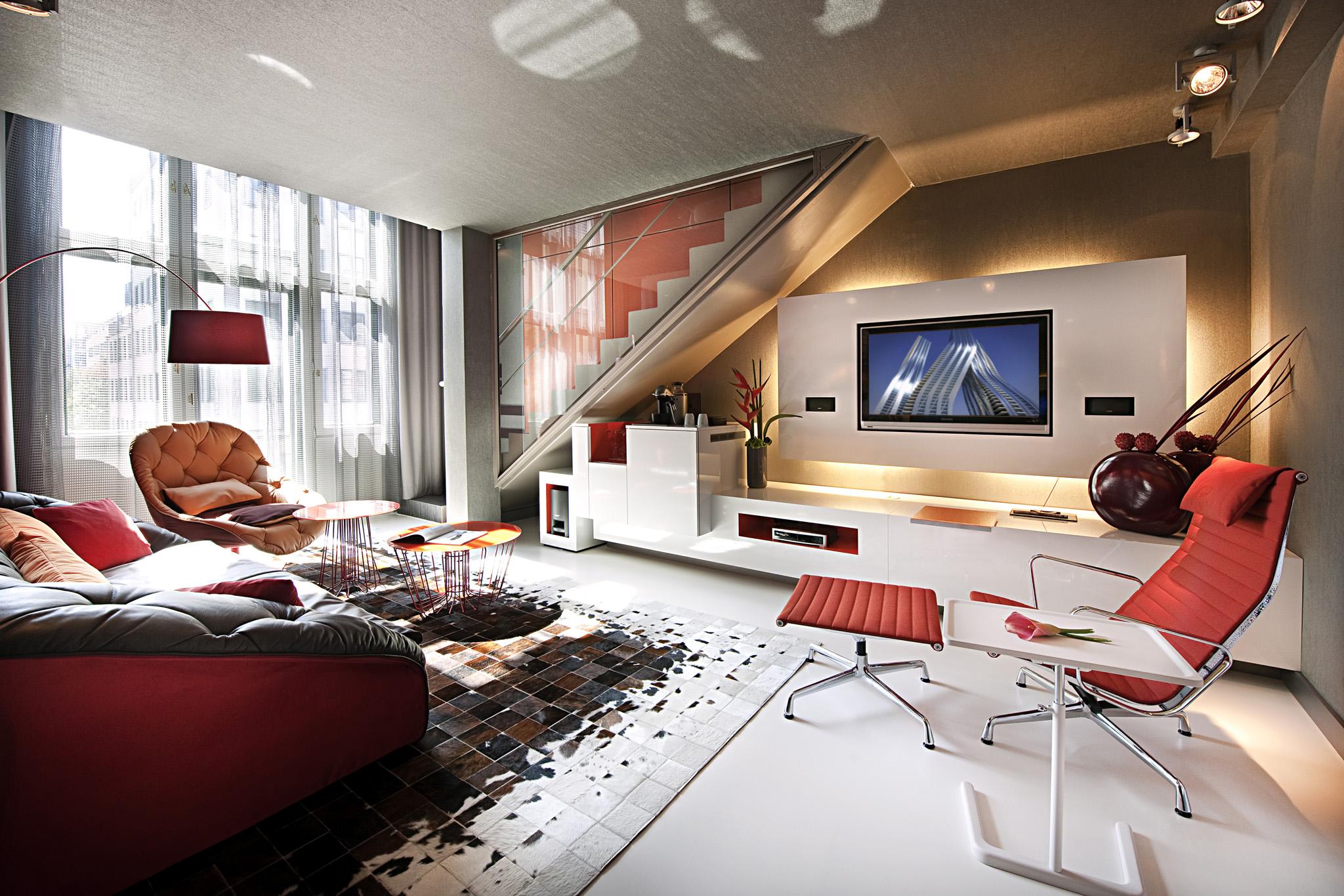 Sofitel Munich Bayerpost Hotel Dalaman gambar A living room